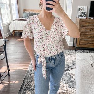 Zara Cross Blouse